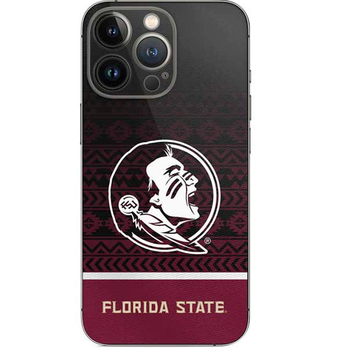 Florida State University Pattern Jersey iPhone 14 Pro Skin